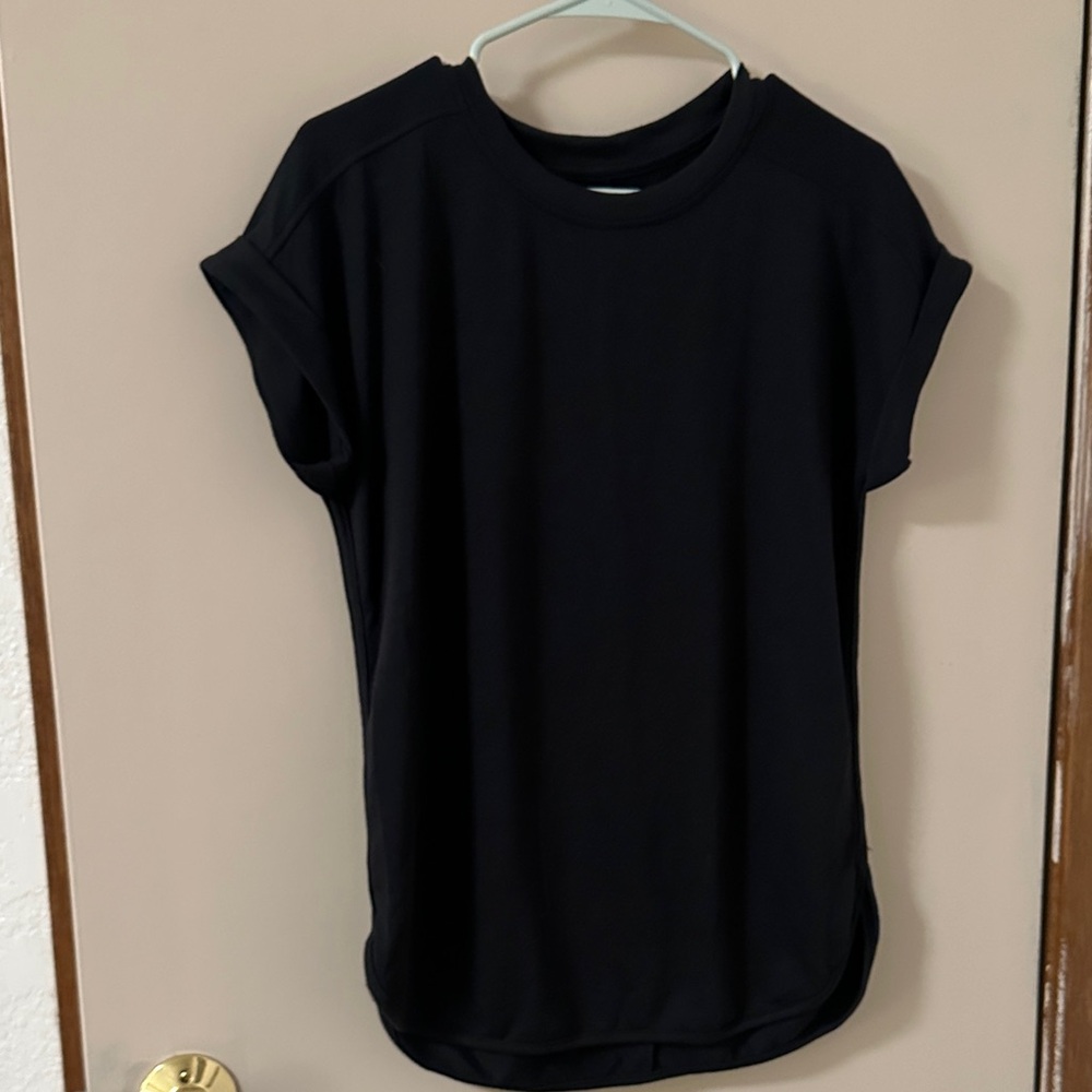 Cupio Midnight Black Short Sleeve Top